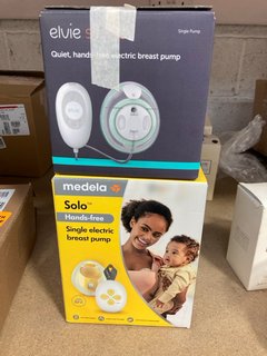 MEDELA SOLO HAND FREE SINGLE ELECTRIC BREAST PUMP TO INCLUDE ELVIE STRIDE HAND FREE ELECTRIC BREAST PUMP: LOCATION - AR 3