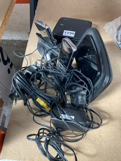 QTY OF ASSORTED ITEMS TO INCLUDE 2 X GIGASET SL400 CORDLESS HOME PHONES WITH CHARGER: LOCATION - AR 7