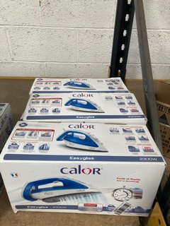 3 X CALOR EASY GLISS 2300W STEAM IRONS: LOCATION - BR10