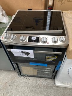 ZANUSSI 60CM ELECTRIC COOKER WITH INDUCTION HOB: MODEL ZCI66280XA - RRP £859: LOCATION - B4