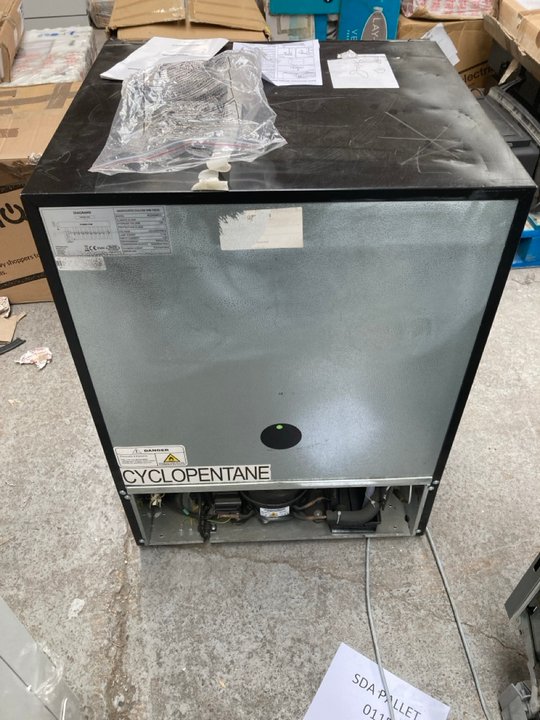 John Pye Auctions RANGEMASTER UNDER COUNTER WINE COOLER IN BLACK AND STAINLESS STEEL MODEL