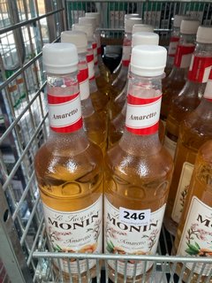 (COLLECTION ONLY) QTY OF MONIN AMARETTO SYRUP 1 L BBE: JULY 2024: LOCATION - A1