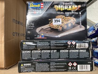 4 X DETAIL MODEL KIT FIRST DIORAMA 12+ YRS: LOCATION - AR 11