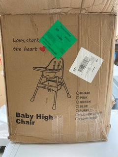 BABY HIGH CHAIR SUITABLE FOR BABIES 6 MONTHS+: LOCATION - BR8