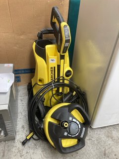 KARCHER PRESSURE WASHER SET IN BLACK AND YELLOW: LOCATION - A8