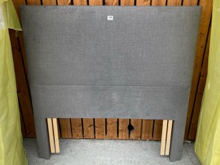 HEADBOARD IN GREY FABRIC SIZE : 90CM: LOCATION - A6