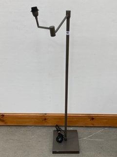 NKUKU KARA IRON FLOOR LAMP IN BRONZE - RRP £350: LOCATION - B2