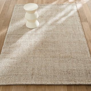 AM.PM ISHAAN HAND WOVEN WOOL & JUTE RUG. SIZE: 160X230CM. RRP - £270: LOCATION - D6