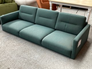 3 SEATER SOFA IN TURQUOISE: LOCATION - C2