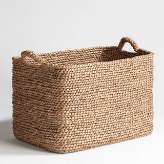 AM.PM RAGA RAGGED WICKER BASKET. SIZE: RECTANGULAIRE. RRP - £110: LOCATION - DR