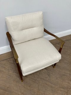 THEODORE ARMCHAIR IN LINEN - RRP £995: LOCATION - D1