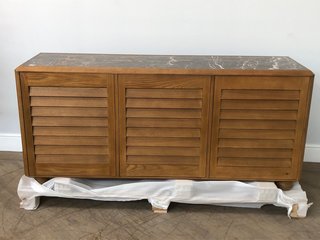 LUCIA SIDEBOARD IN MICHELANGELO MARBLE - RRP £2795: LOCATION - D1