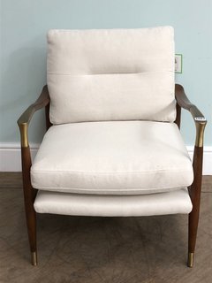 THEODORE ARMCHAIR IN LINEN - RRP £995: LOCATION - D1