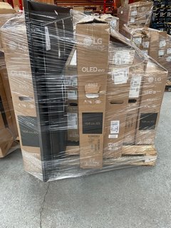 QTY OF 8 VARIOUS TV'S. (PCB'S REMOVED, TO INCLUDE - LG OLED EVO 65" OLED65G36LA, SAMSUNG 7100CLASS UE55CU7100K, LG SMART 43" 43LQ60006LA, LG UHD 43" 43UR91006LA, LG UHD 43" 43UR80006LJ, LG OLED 65" O