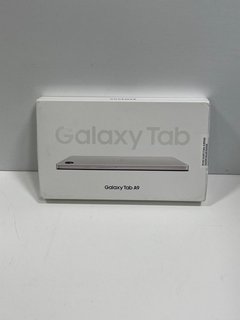 SAMSUNG GALAXY TAB A9 128 GB TABLET WITH WIFI (ORIGINAL RRP - £209.00) IN SILVER: MODEL NO SM-X110 (SEALED IN BOX, SEALED UNIT) [JPTM116600]. (SEALED UNIT). THIS PRODUCT IS FULLY FUNCTIONAL AND IS PA