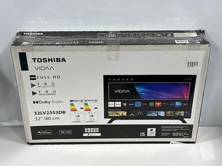 TOSHIBA 32" SMART FULL HD LED 32" HDR TV: MODEL NO 32LV2353DB (WITH BOX AND ALL ACCESSORIES) [JPTM117215]. THIS PRODUCT IS FULLY FUNCTIONAL AND IS PART OF OUR PREMIUM TECH AND ELECTRONICS RANGE