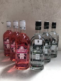 3 X GREENALL'S WILD BERRY INFUSED GINS 70CL 37.5% VOL. TO INCLUDE 3 X GREENHALGH'S THE ORIGINAL LONDON DRY GIN 70CL 37.5% VOL. (WE OPERATE A CHALLENGE 25 POLICY. 18+ ID MAY BE REQUIRED UPON COLLECTIO
