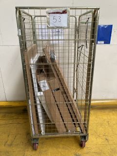 1 X CAGE OF VARIOUS DIFFERENT BABY/PET GATES (CAGE NOT INCLUDED)