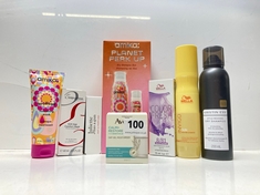 8 X ASSORTED BEAUTY PRODUCTS TO INCLUDE AMIKA PLANET PERK UP DRY SHAMPOO DUO (DELIVERY ONLY)