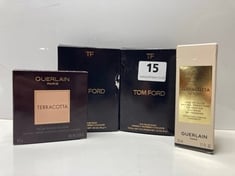 4 X ASSORTED BEAUTY PRODUCTS TO INCLUDE TOM FORD EYE COLOR QUAD (DELIVERY ONLY)