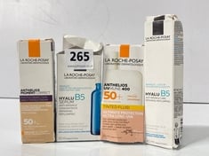 4 X ASSORTED LA ROCHE-POSAY PRODUCTS TO INCLUDE PHOTO CORRECTION DAILY TINTED CREAM 50ML (DELIVERY ONLY)