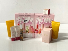 9 X ASSORTED BEAUTY PRODUCTS TO INCLUDE GLOW RECIPE FRUIT BABIES GIFT SET (DELIVERY ONLY)