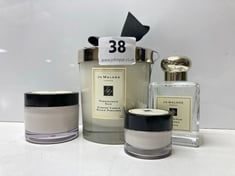 4 X ASSORTED JO MALONE PRODUCTS TO INCLUDE POMEGRANATE NOIR SCENTED CANDLE (DELIVERY ONLY)