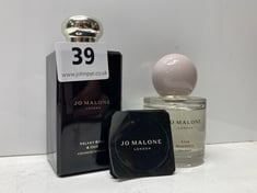 3 X ASSORTED JO MALONE PRODUCTS TO INCLUDE STAR MAGNOLIA COLOGNE 50ML (DELIVERY ONLY)