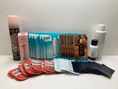 BOX OF ASSORTED BEAUTY PRODUCTS TO INCLUDE CO LAB DRY SHAMPOO (DELIVERY ONLY)