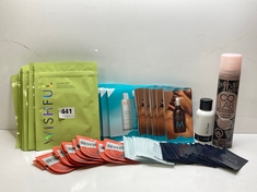 BOX OF ASSORTED BEAUTY PRODUCTS TO INCLUDE CO LAB DRY SHAMPOO (DELIVERY ONLY)