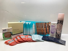 BOX OF ASSORTED BEAUTY PRODUCTS TO INCLUDE CO LAB DRY SHAMPOO (DELIVERY ONLY)