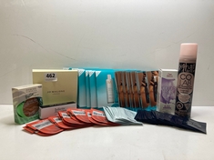 BOX OF ASSORTED BEAUTY PRODUCTS TO INCLUDE CO LAB DRY SHAMPOO (DELIVERY ONLY)