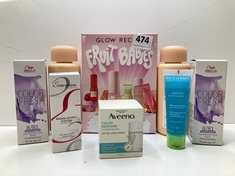 8 X ASSORTED BEAUTY ITEMS TO INCLUDE AVEENO CLAM+ RESTORE MOISTURISER (DELIVERY ONLY)