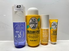 4 X ASSORTED SOL DE JANEIRO PRODUCTS TO INCLUDE BRAZILIAN TOUCH HAND CREAM 50ML (DELIVERY ONLY)