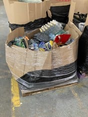 PALLET OF ASSORTED ITEMS TO INCLUDE 12 PACK OF HIGHLAND SPRING WATER (COLLECTION OR OPTIONAL DELIVERY)