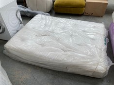 APPROX 150 X 200CM SPRING MATTRESS IN WHITE (COLLECTION OR OPTIONAL DELIVERY)