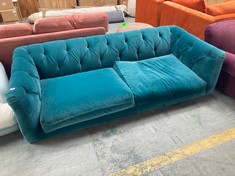 LARGE BOHO SOFA IN ROCKPOOL CLEVER VELVET - RRP £2745 (COLLECTION OR OPTIONAL DELIVERY)