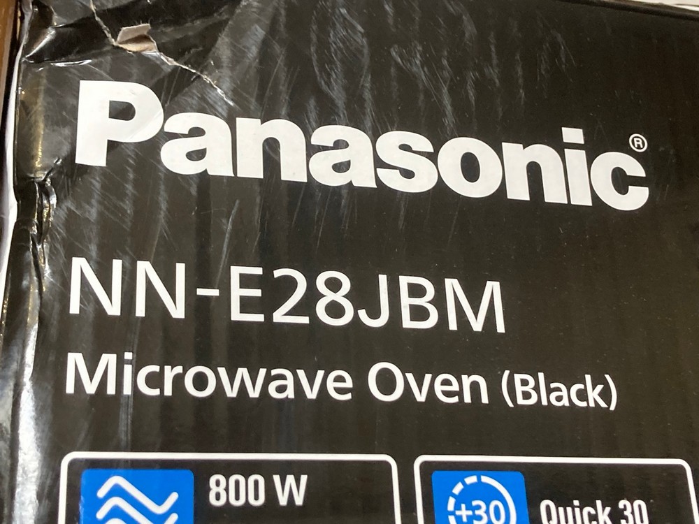 John Pye Auctions 2 X PANASONIC MICROWAVE OVEN MODEL NO. NNE28JBM