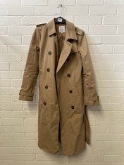 JOHN LEWIS WOMEN'S TRENCH COAT - STONE UK 8 - RRP £125 (DELIVERY ONLY)