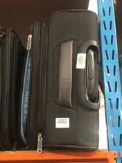 JOHN LEWIS MEDIUM LUGGAGE - BLACK (DELIVERY ONLY)