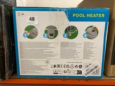 BESTWAY POOL HEATER - GREY - MODEL:58259 RRP £141 (DELIVERY ONLY)
