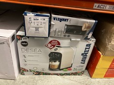 LAVAZZA DESEA MILK & COFFEE COFFEE MAKER TO INCLUDE 2 X LAVAZZA A MODO MIO MILK EASY MILK FROTHER (DELIVERY ONLY)