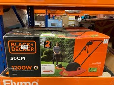 BLACK + DECKER 1200W 30CM CORDED HOVER MOWER BEMWH551 (DELIVERY ONLY)