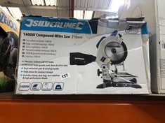 SILVERLINE 1400W 210MM COMPOUND MITRE SAW (DELIVERY ONLY)