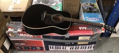 YAMAHA DIGITAL KEYBOARD YPT-220 TO INCLUDE YAMAHA ACOUSTIC GUITAR F370 (DELIVERY ONLY)