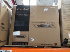 COMFEE VISOR COOKER HOOD BLACK KWH-SLIF17B-60 (DELIVERY ONLY)