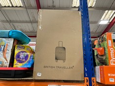 BRITISH TRAVELLER NAVY 4 WHEEL TRAVEL CASE (DELIVERY ONLY)