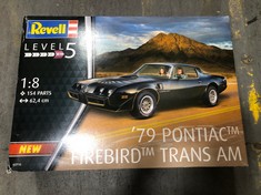 REVELL LEVEL 5 1:8 SCALE '79 PONTIAC FIREBIRD TRANS AM MODEL KIT - RRP £145 (DELIVERY ONLY)