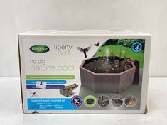 BLAGDON LIBERTY SOLAR NO DIG NATURE POOL - RRP £199 (DELIVERY ONLY)