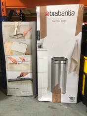 TOWER 50L SENSOR BIN TO INCLUDE BRABANTIA TOUCH BIN 30L (DELIVERY ONLY)